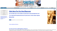 Desktop Screenshot of beckerimpressions.com